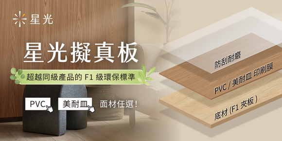 星品上市｜星光擬真板閃耀登場